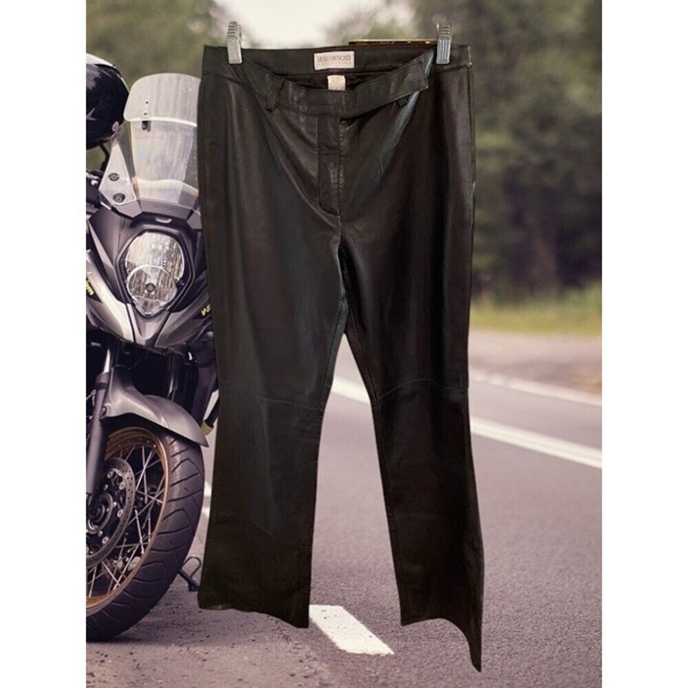 Hugo Buscati Collection Genuine Leather Riding Pants